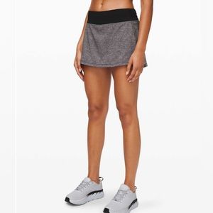 Lululemon Pace Rival Skirt (Reg) *No Panels 13"
Heather Lux Multi Black / Black